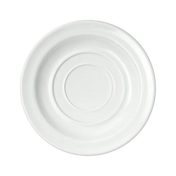 Untertasse, 14cm, Melamin weiß